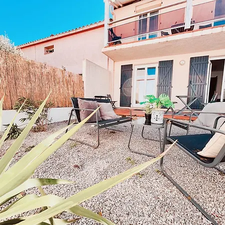 Avec Jardin Privatif A 300m De La *2* * Canet-en-Roussillon